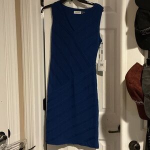 Calvin Klein Royal Blue Midi Dress